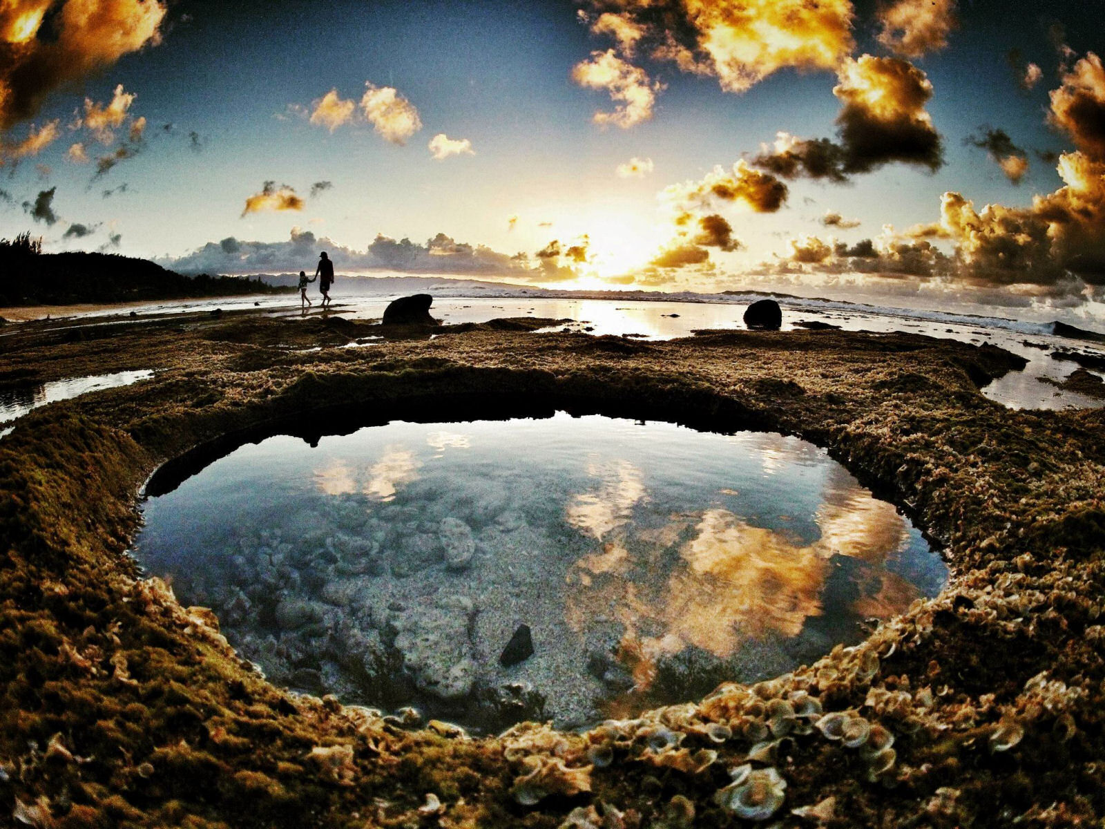 Piscinas de mar em Rocky Point, Mxico