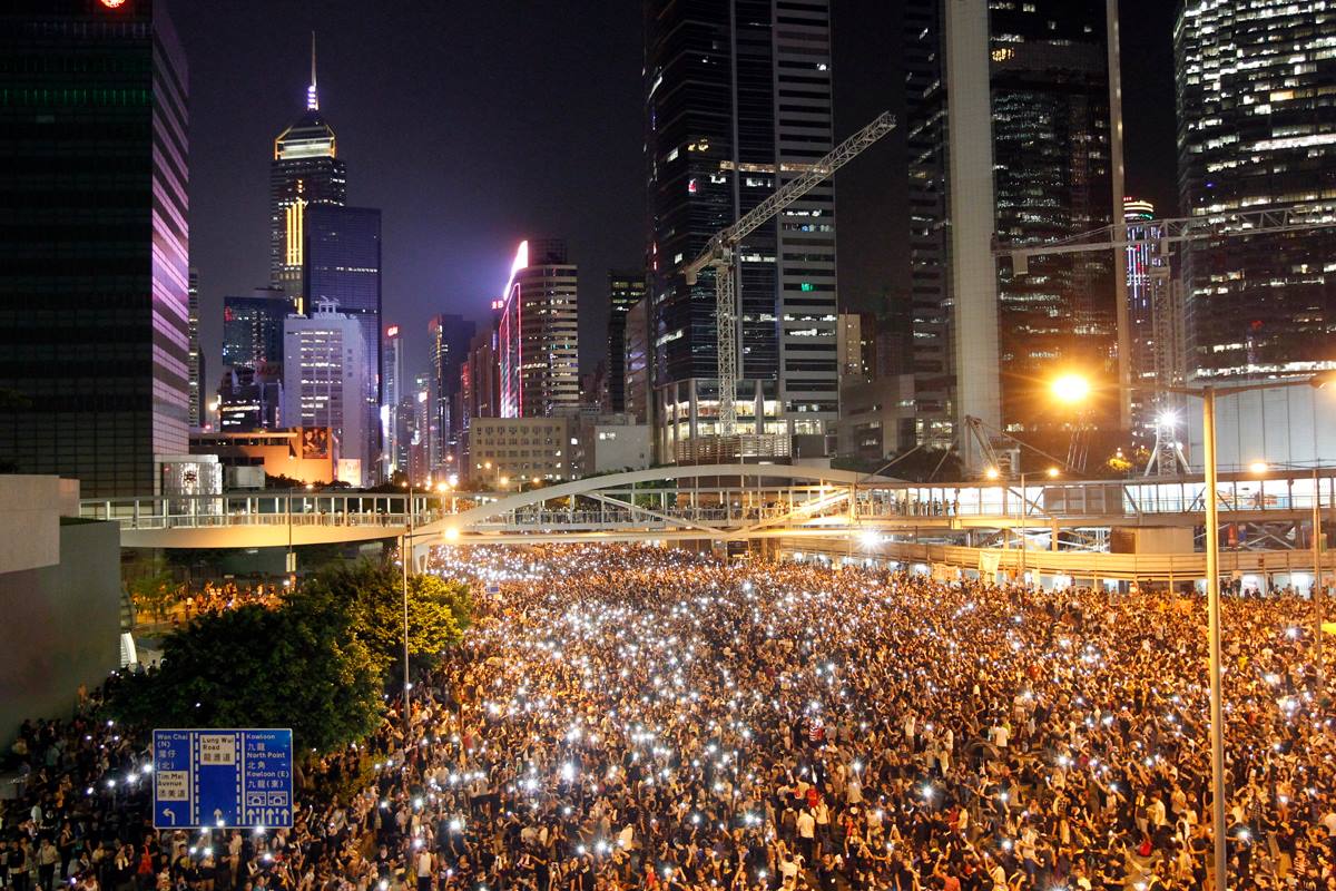 Protestos em Hong Kong